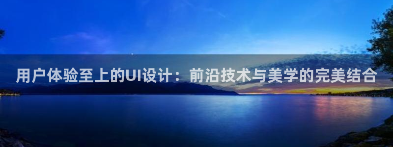 九游会平台app：用户体验至上