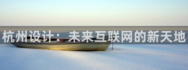 九游会平台：杭州设计：未来互联